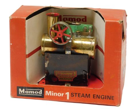 A Mamod Minor 1 steam engine, boxed. 