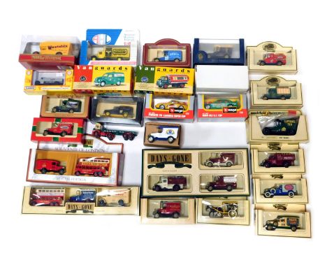 Lledo, Matchbox Burago and other boxed diecast, including Burago Porsche 911 Carrera Super Cup, Matchbox Models of Yesteryear