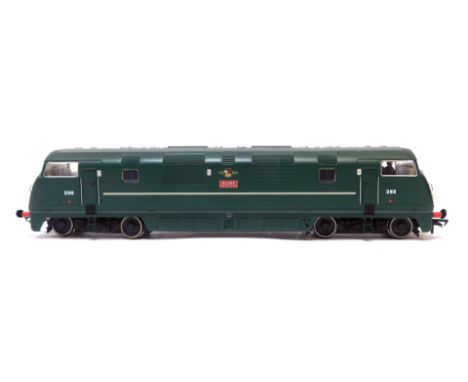  A Bachmann Branchline class 42 Warship with diesel locomotive, 32-059, in BR green livery, D818 "Glory", boxed.