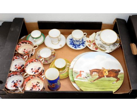 MISCELLANEOUS CERAMICS, INCLUDING CABINET CUPS AND SAUCERS, ETC