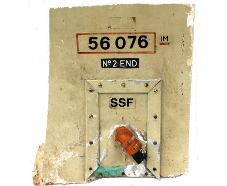 Class 56 Cut Fibreglass Panel showing loco number 56 07 6 No 2 END and SSF Connector (speed sensing fitted). Ex 56 07 6 named