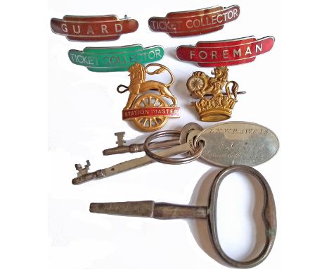 British Railways enamel nickel Totem Capbadges, quantity 4, all JR Gaunt and in excellent, undamaged condition comprising: BR