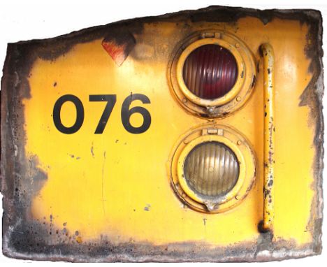 Class 56 Driver side Front Flamecut Panel. Ex 56 07 6 originally named BLYTH POWER later becoming BRITISH STEEL TROSTRE. Orig