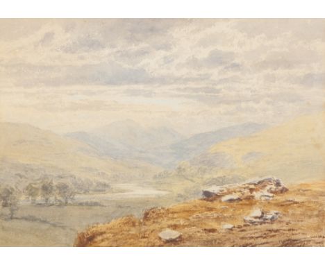 R. A. K. MARSHALL (1849 - 1946) WATERCOLOUR DRAWING Lakeland landscape Signed lower right 7" x 9 ½" (18 x 24cm) (labelled ver