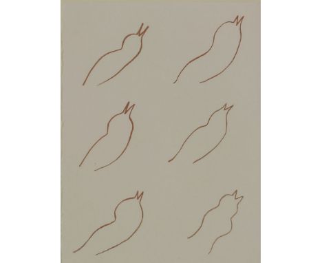 After Henri MatisseSONGBIRDS (Duthuit 25)Lithograph printed in sanguine, from 'FlorilŠge des Amours' by Ronsard38 x 28cm