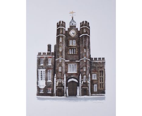 DAVID GENTLEMAN (BRITISH, B. 1930) (2)St James, Londonsigned in pencil 'David Gentleman' (lower right)lithograph in colours63