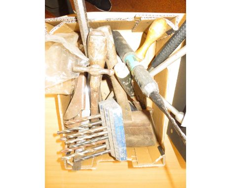 Collection of tools &amp; hardware items