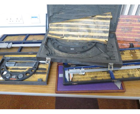 7 Cased sets of precision tools 