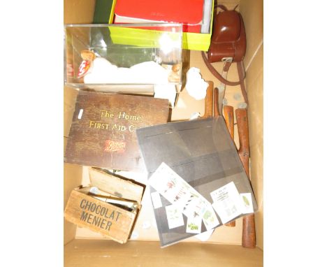 Various items to include vintage first aid kit, coin collection &amp; ted baker purse ect 