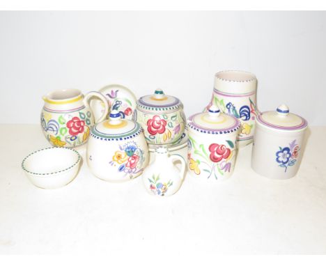 10 Items of Poole pottery 