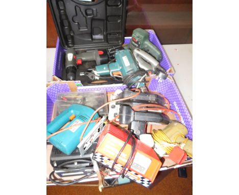 Various power tools &amp; hardware items 
