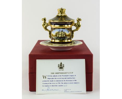 Spode Maritime Collection Ltd Edition and Numbered Shipwrights Cup. This Being Number 463 of 500. Complete with Certificates 