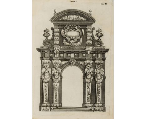 Francine (Alexander) A New Book of Architecture...set forth by Robert Pricke, first English edition, engraved architectural f