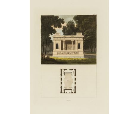 Thomson (James) Retreats: A Series of Designs...for Cottages, Villas, and Ornamental Buildings, second edition, 41 engraved p