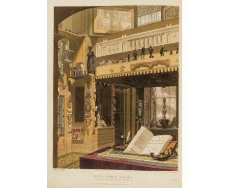 Soane (Sir John).- Britton (John) The Union of Architecture, Sculpture, and Painting...with descriptive accounts of the house