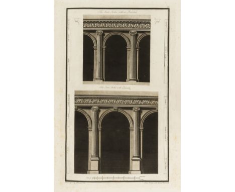 Richardson (George) A Treatise on the Five Orders of Architecture, first edition, title and text in English and French, text 