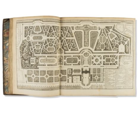 Blondel (Jacques François) De la distribution des maisons de plaisance et de la decoration des edifices en general, 2 vol., f