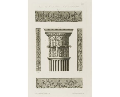 Richardson (George) A Series of Original Designs for Country Seats or Villas...,  57 fine aquatint plates and plans, title an