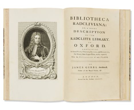 Gibbs (James) Rules for Drawing the several Parts of Architecture, 64 engraved plates, W. Bowyer for the Author, 1732; Biblio