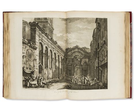 Adam (Robert) Ruins of the Palace of the Emperor Diocletian at Spalatro in Dalmatia, first edition, printed on thick paper, e