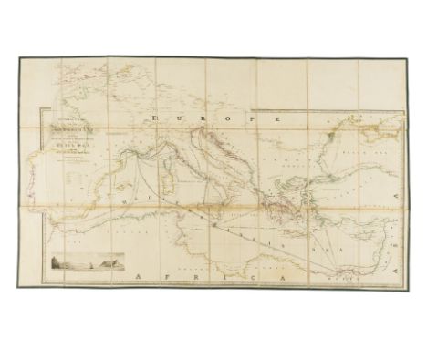 Wyld (James) General Chart of the Mediterranean Sea Including the Gulf of Venice, Archipelago and part of the Black Sea with 