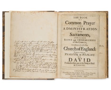 Baskerville (John).- Book of Common Prayer (The), third edition, engraved bookplate of I.Ibbetson of Leeds and modern bookpla