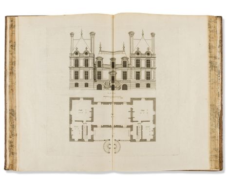 Le Muet (Pierre) Maniere de Bien Bastir pour Toutes Sortes de Personnes, 2 parts in 1, part I second edition, part II first e