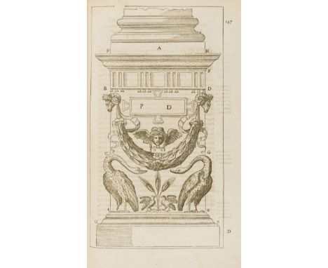 De l'Orme (Philibert) Le Premier Tome de l'Architecture, first edition, second issue, Roman type, title with woodcut architec