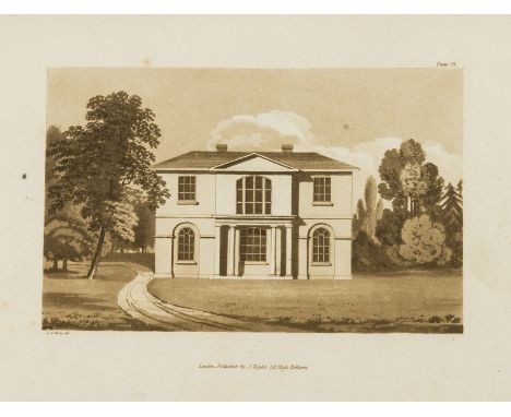 Busby (Charles Augustine) A Series of Designs for Villas and Country Houses. Adapted with economy to the Comforts and to the 