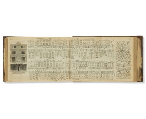 Tallis (John) [London Street Views], Parts 1-48 only (of 88) bound in 1 vol., 48 double-page engraved plates comprising stree