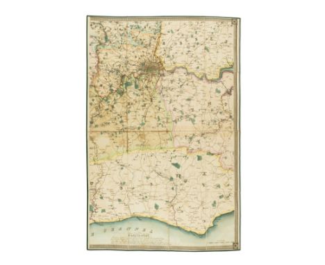 Bradshaw (George) Map of Canals, Navigable Rivers, Rail Roads &amp;c., in the Midland Counties of England; Map of Canals, Sit