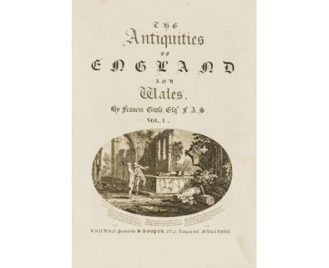 Grose (Francis) The Antiquities of England and Wales, 5 vol. including supplement, first edition, printed on thick paper, eng