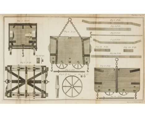 Curr (John) The Coal Viewer, and Engine Builder's Practical Companion, only edition, 5 folding engraved plates, tables, sligh