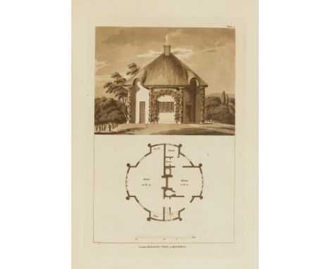 Laing (David) Hints for Dwellings: consisting of Original Designs for Cottages, Farm-houses, Villas..., 34 aquatint plates &a