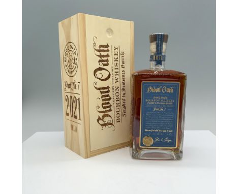 Pact No. 7, the 2021 release by distiller John Rempe, boasts a secret blend of three Kentucky straight bourbons, including a 