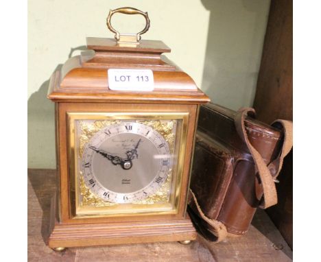 Elliott of London mantle timepiece retailed through Garrard's &amp; Co. Regent Street, and together with a vintage cased came
