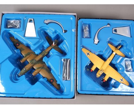 Two Aviation Archive 1:72 scale model, Junkers Ju88A-10, boxed with Certificate of Authenticity, and a Wellington Mk1 A, boxe
