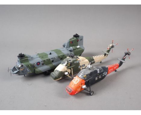 Three Aviation Archive 1:72 scale models, limited edition Westland Wessex HU5-XT474, a Westland Wessex HU-5 No 845 squadron, 