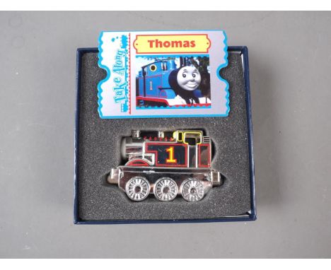 A limited edition Take Along Thomas the Tank Engine &amp; Friends, 309/600, silver coloured model Thomas the Tank Engine, pre