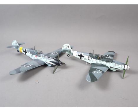 Two Aviation Archive 1:32 scale, limited edition models, Messerschmitt Bf 109G-6 and Messerschmitt Bf 109G - Black Double Che