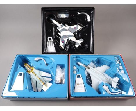 Three Aviation Archive 1:72 scale, limited edition models, Panavia Tornado IDS JBG32, "Tiger Meat", a Buccaneer S.2B No 208 s