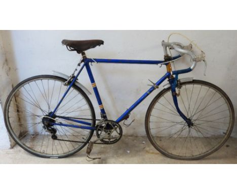 A Hopper of Barton on Humber gentleman's Lincoln Imp ten speed racing bicycle, with a Wrights leather seat, circa 1960. See; 