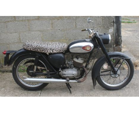 1961 BSA Bantam D7, 175 cc. Registration number 8064 UM. Frame number D7 25447. Engine number TBC. BSA's government-encourage