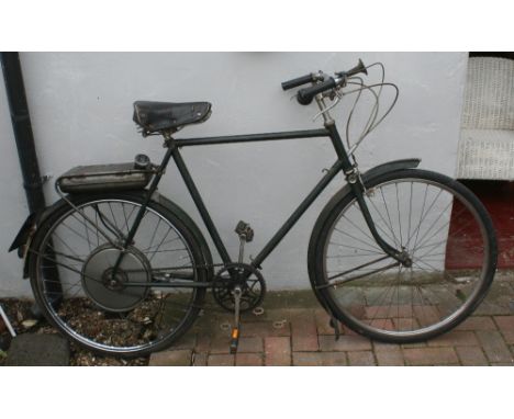 circa 1954 BSA Winged Wheel, 35 cc. Registration number not registered. Frame number not known. Engine number BW 3701. The Wi