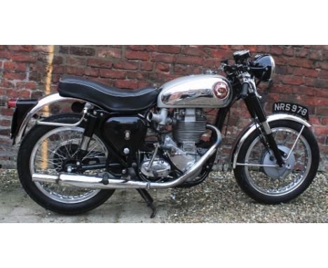 1959 BSA Gold Star, 500 cc. Registration number NRS 978. Frame number CB32 9046. Engine number DBD34 GS 4815.On Wednesday 30t