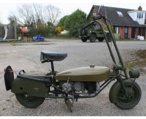 circa 1950 Brockhouse Corgi Mk 2, 98 cc. Registration number not registered. Frame number 1925 M7B 15714. Engine number Mk2 W