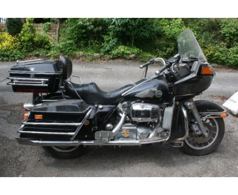 1982 Harley Davidson FLT Tour Glide (Road King), 1,340 cc. Not registered. Frame number HD1AEK11BY110X54. Engine number HD1AE