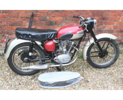 1959 Triumph Tiger Cub, 200 cc. Registration number HAS 190 (non transferable). Frame number T55465. Engine number T20 81827.