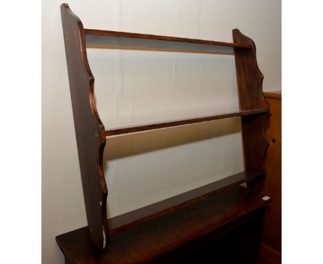 Three tier wall shelf
