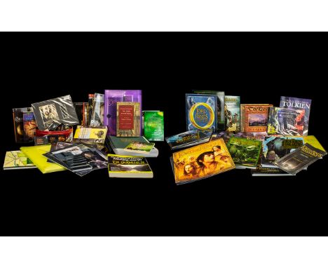 Lord Of The Rings Interest A Collection Of Signed Ephemera Books And Trading Cards To include photocopy screenplay 'The Fello